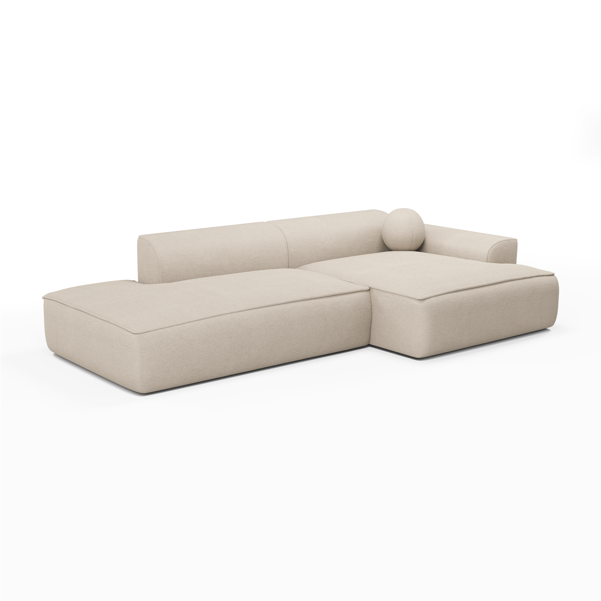 Sia Home Ania canapé angle droit 300 cm crème