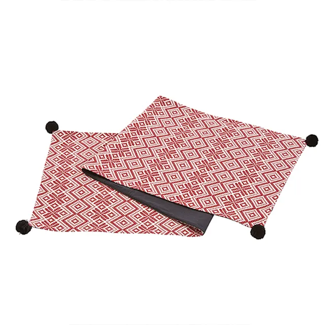 Sia Home Ginger chemin de table 140 cm rouge