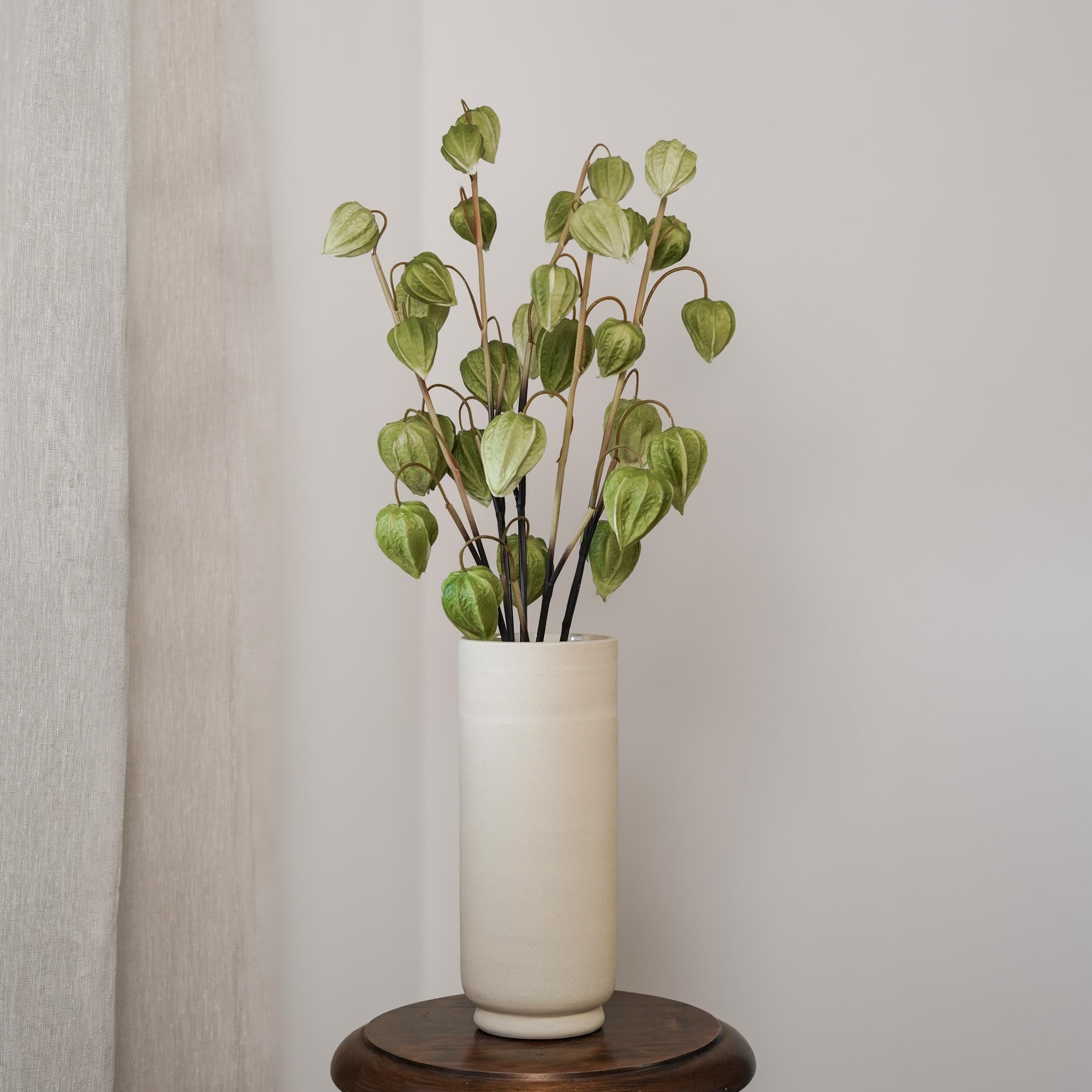 Flowrette Amour en cage branche artificielle verte x1