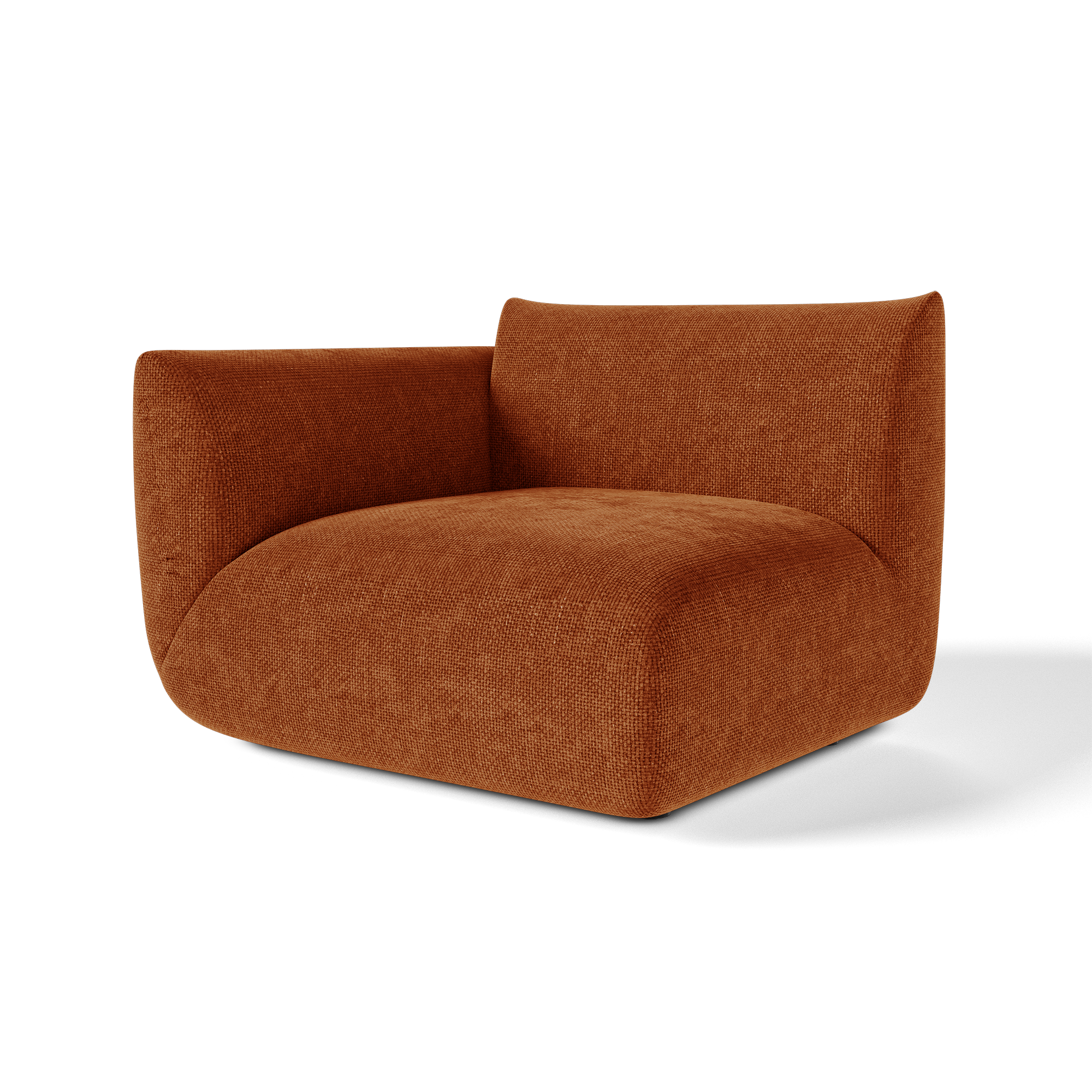 Sia Home Nooma module angle gauche canapé crème terracotta