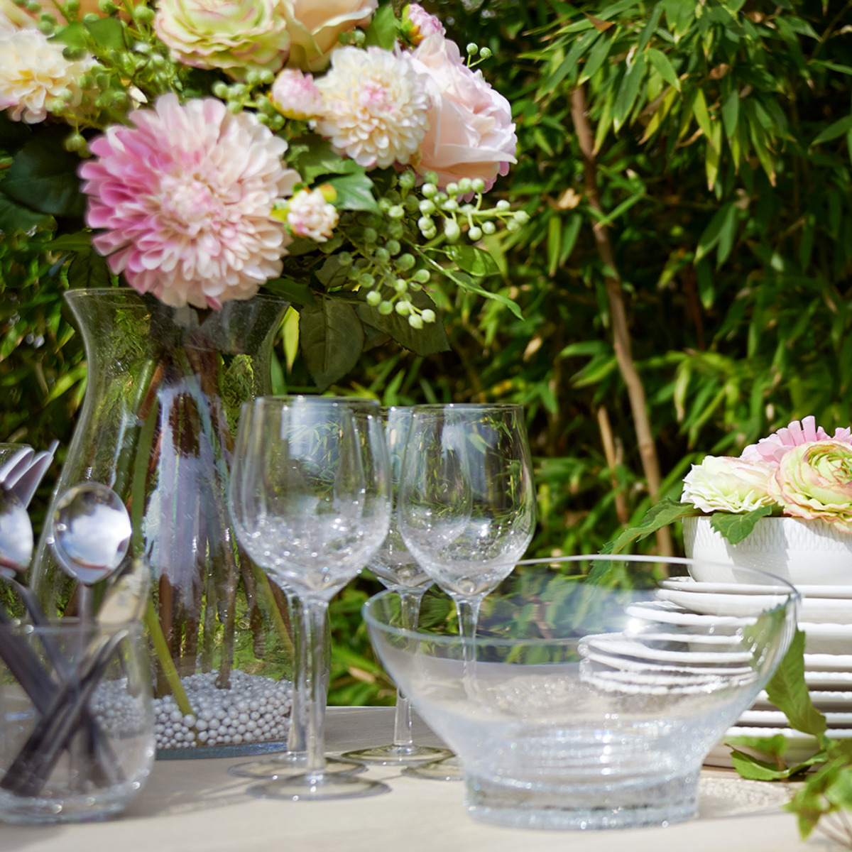Sia Alba 21 cm verres à pied transparent lot 4 x 30 cl
