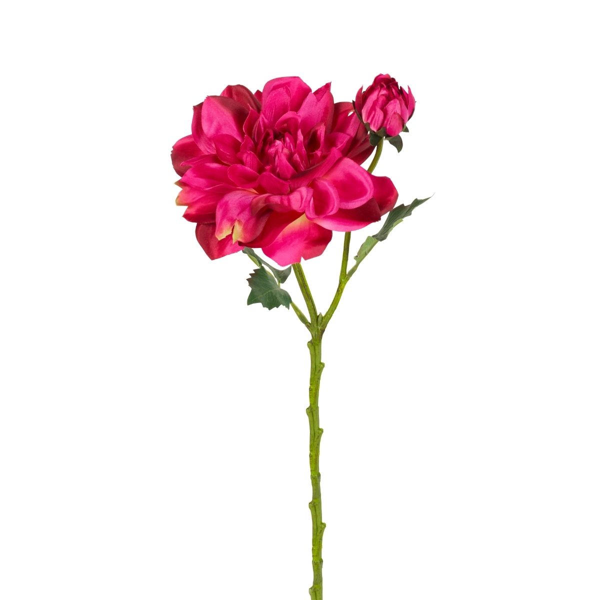 Sia Home Dahlia Tige fleur artificielle 36 cm rouge bourgeon
