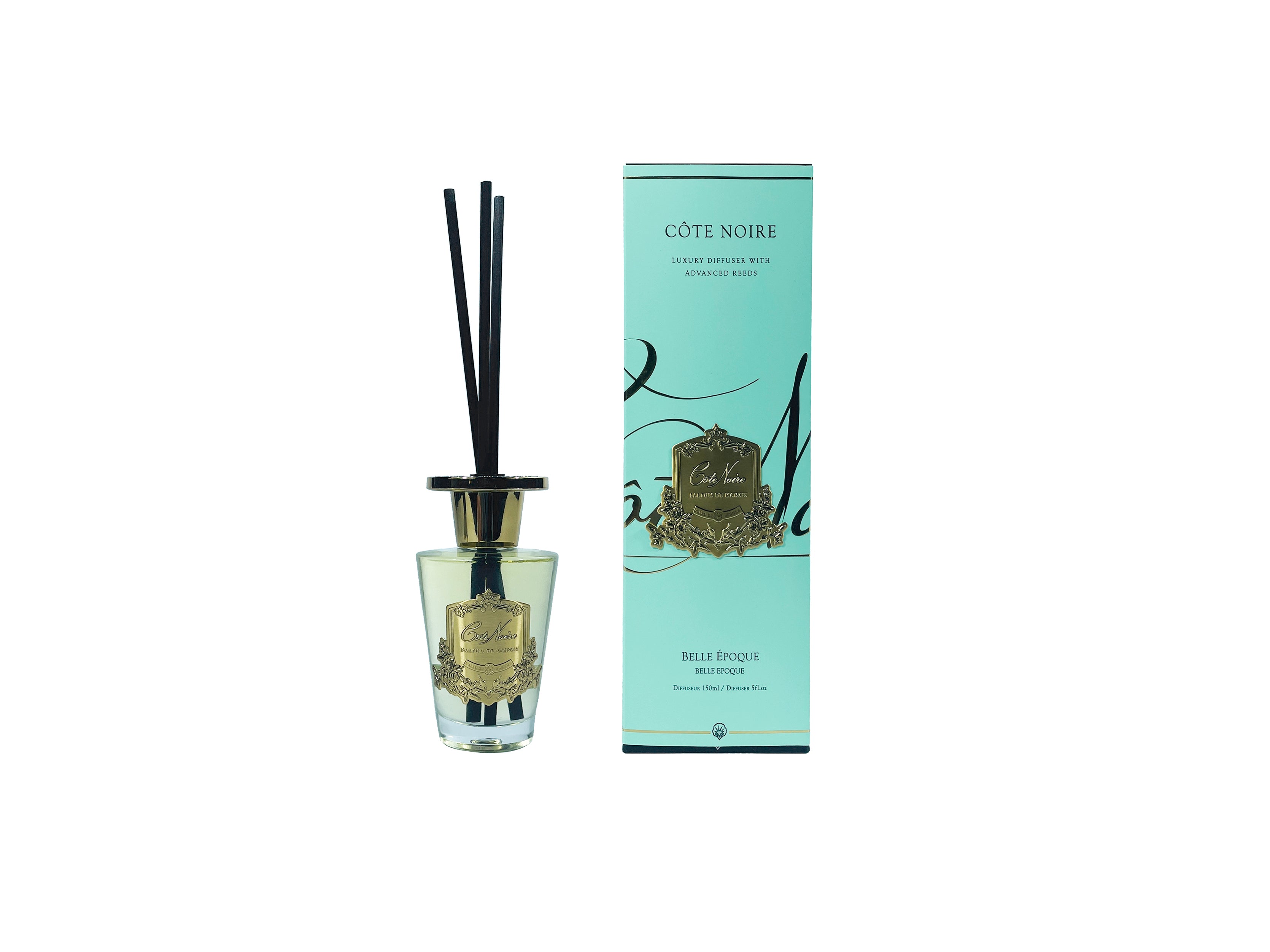 Côte Noire Diffusers GMDL15040 diffuseur Belle Époque gold 150ml