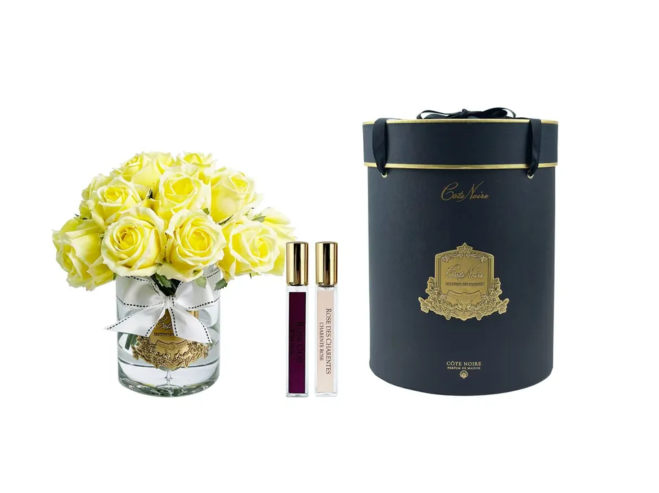 Côte Noire Grand Bouquet LRB08 roses jaunes