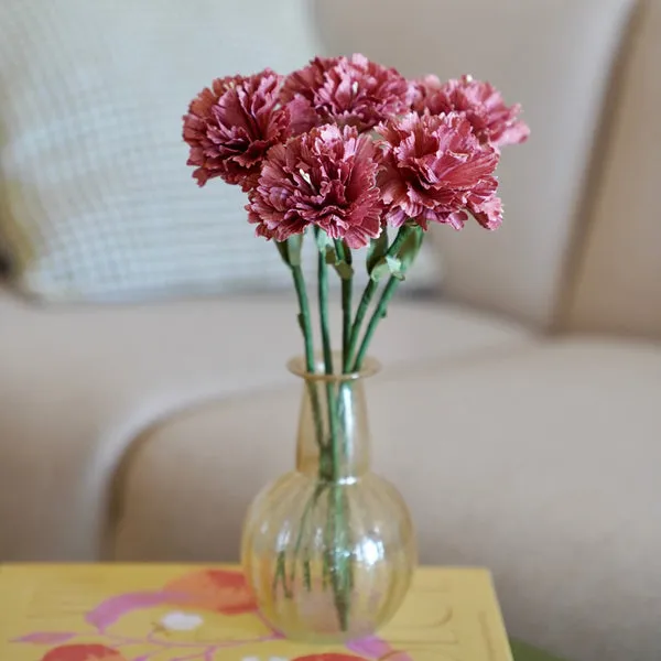 Flowrette Oeillet papier terracotta fleur unité
