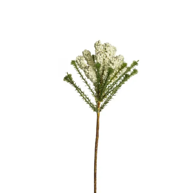 Sia Home Pin africain feuillage artificiel crème vert 48 cm