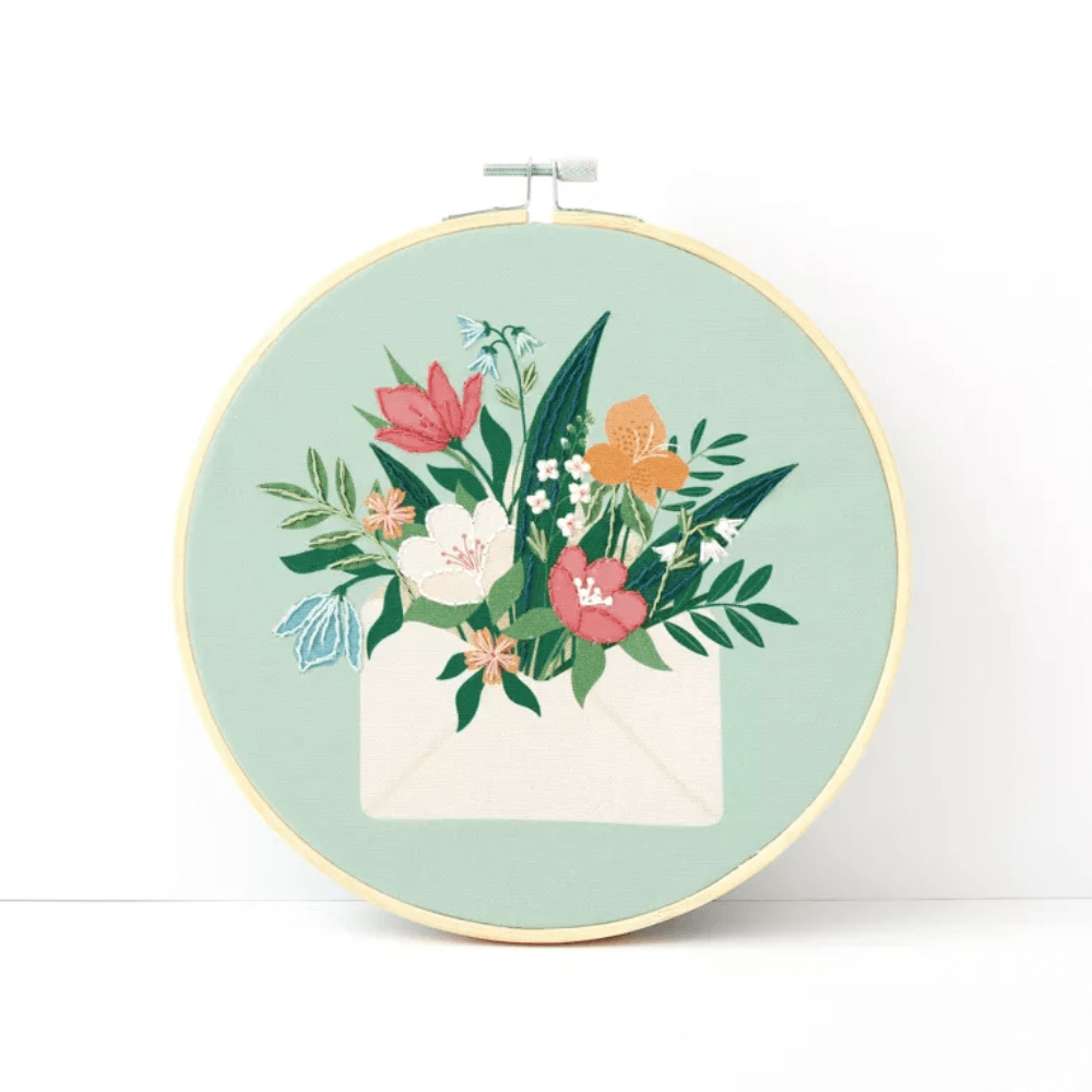 Flowrette Kit broderie bouquet 20cm débutant