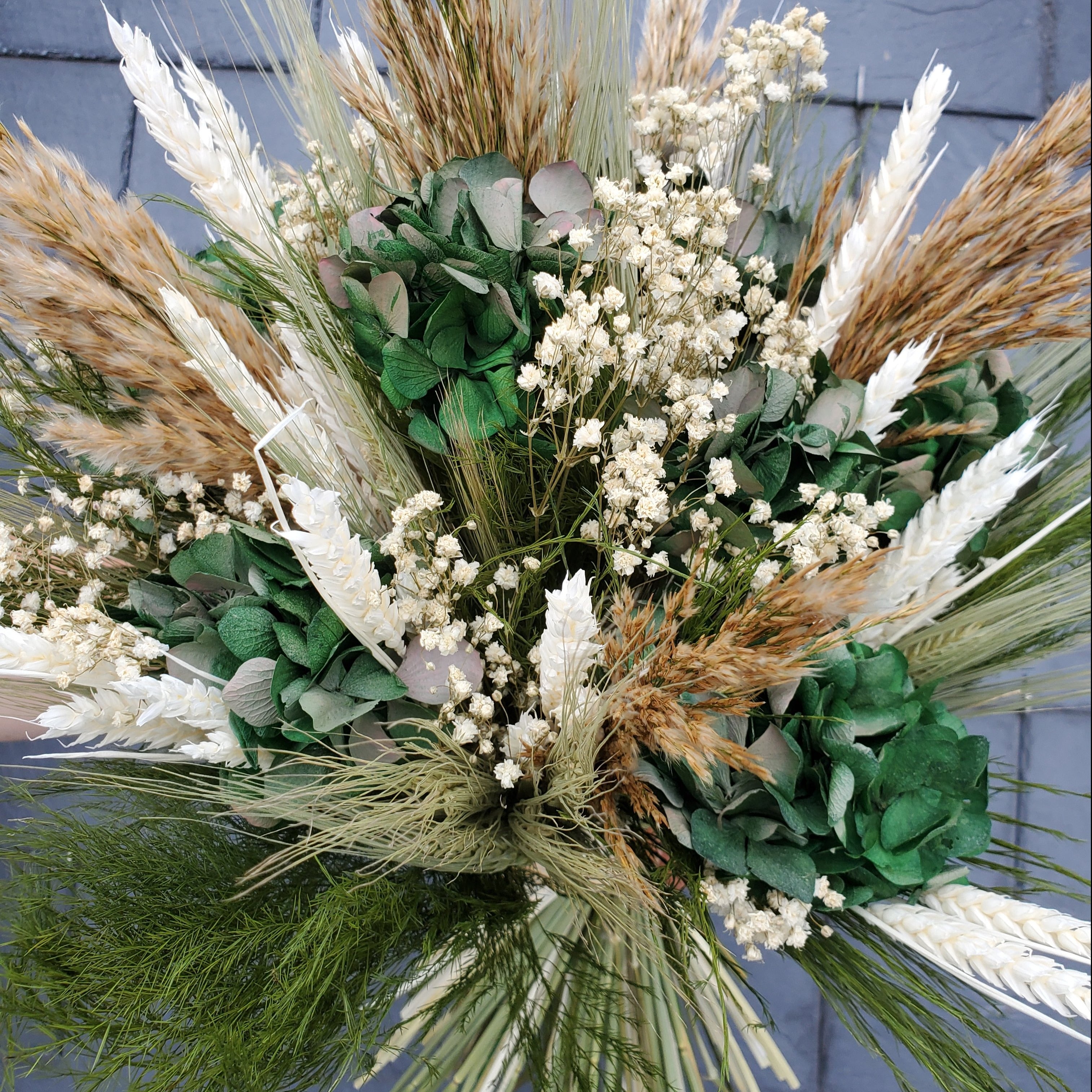 Ateliers Ouchamp Rue Verte bouquet stabilisé champêtre L 40 cm