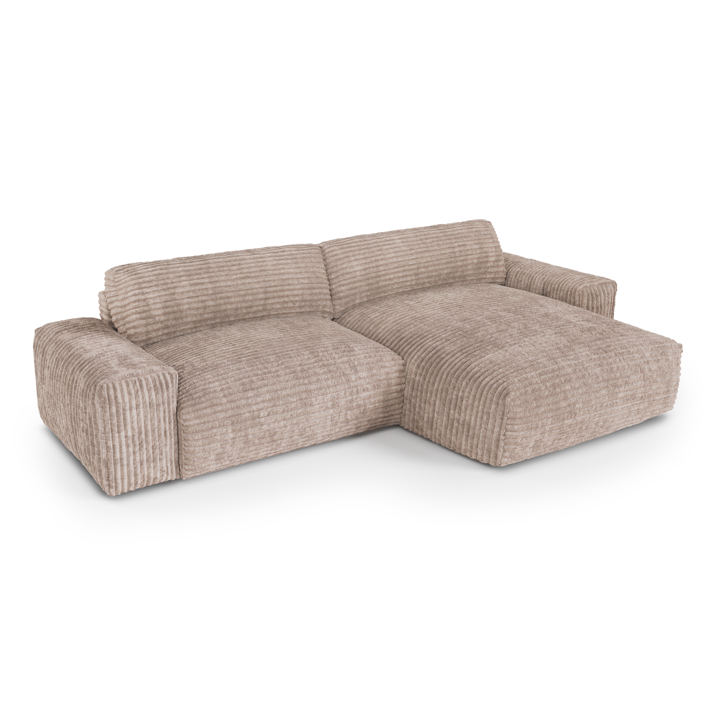 Sia Home Bliss canapé angle droit crème tissu confort