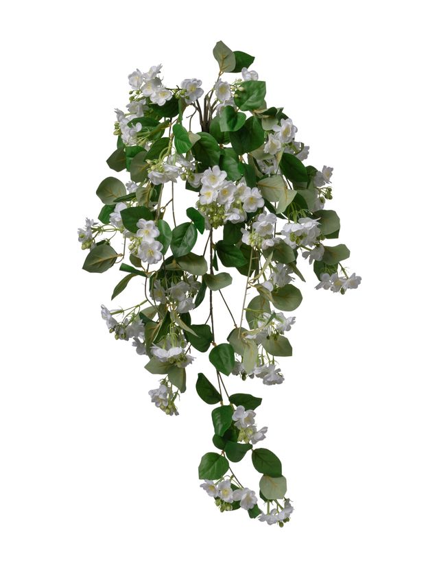Feuillazur Rungis Jasmin fleur artificielle blanc 70cm sans entretien
