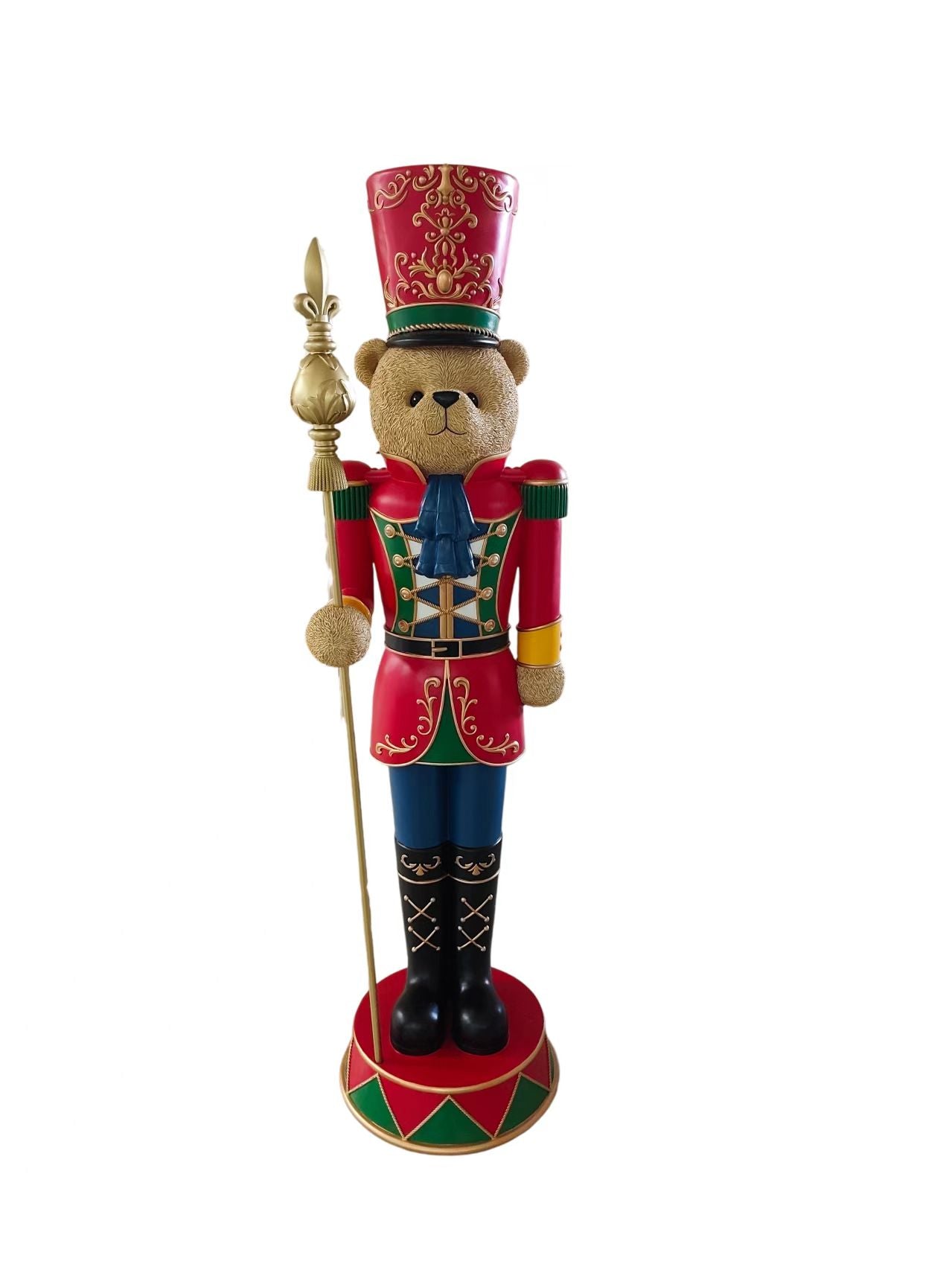 Feuillazur Rungis Produits de saison soldat ours musicien 93cm