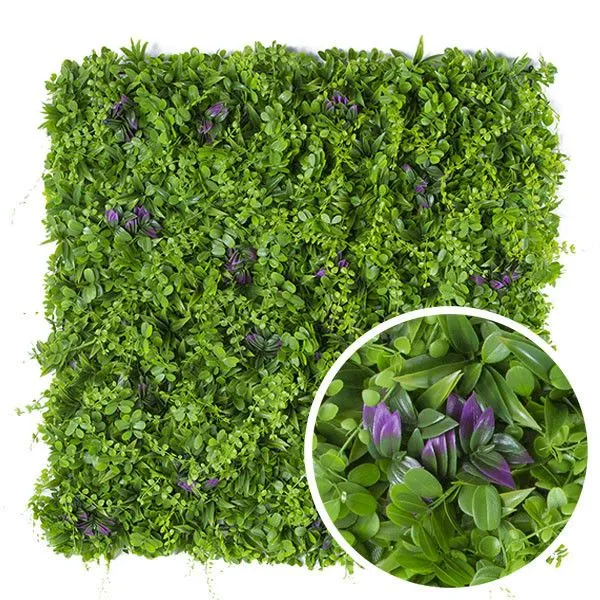 Feuillazur Rungis Liane plaque végétale artificielle vert 100x100cm