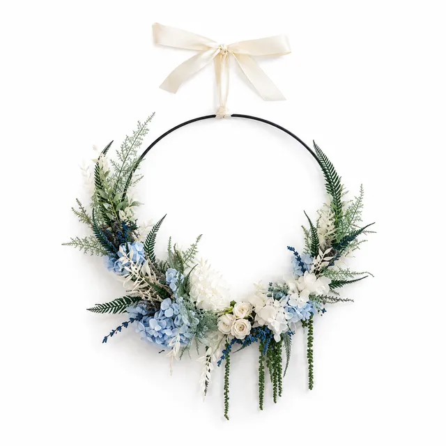 Ateliers Ouchamp Place Victor Hugo couronne murale bleu 20 cm