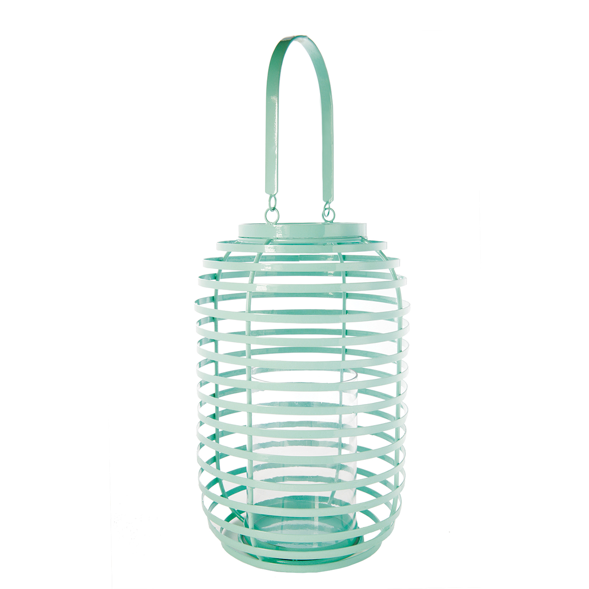 Sia Home Lanterne Alice lanterne métal bleu 30 cm
