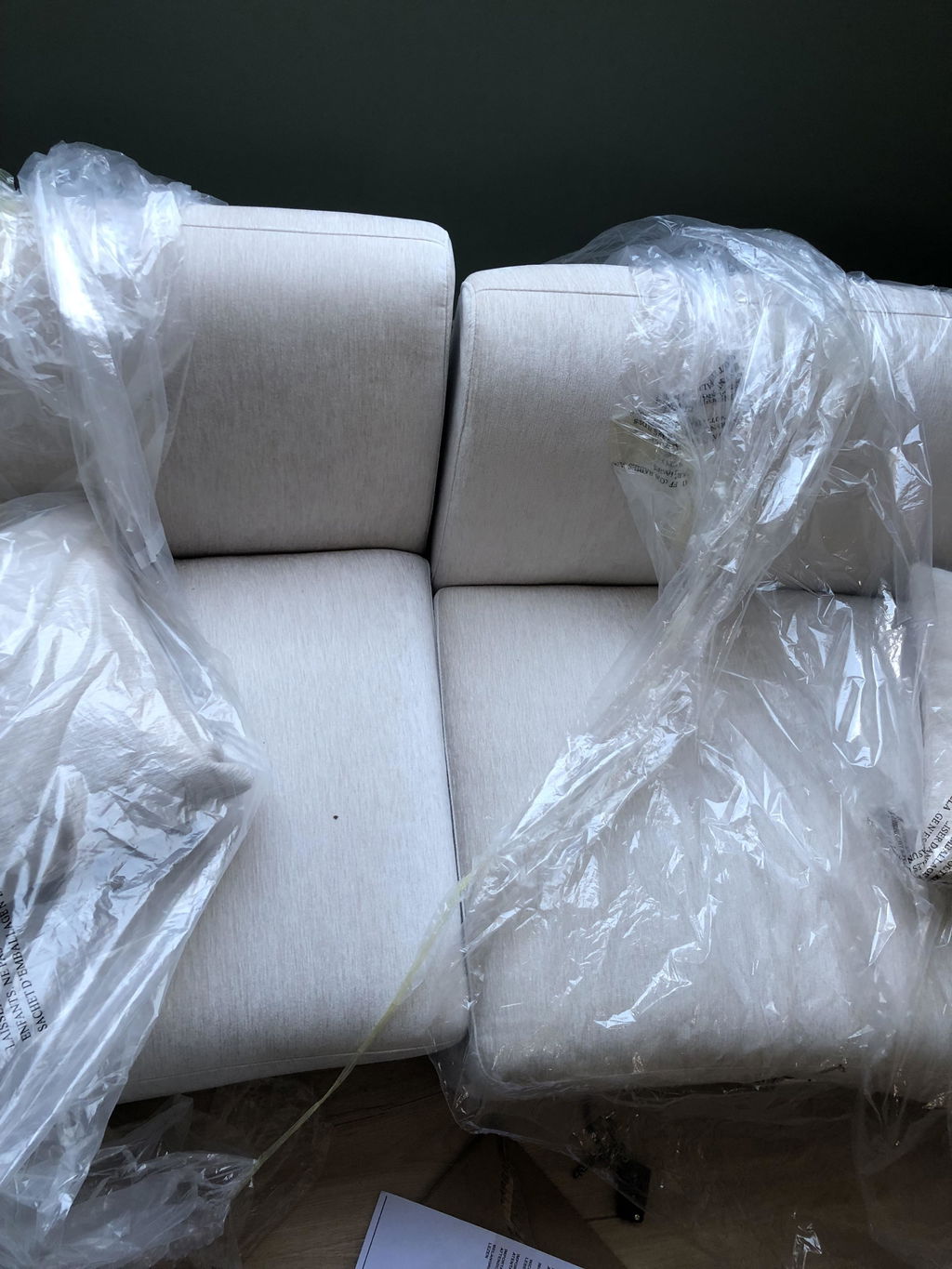 Sia Home Céline canapé droit 4 places noir arrondi