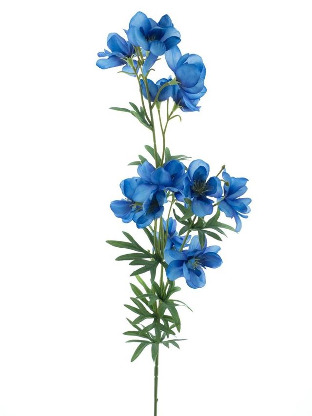 Feuillazur Rungis Delphinium fleur artificielle Rose 84cm