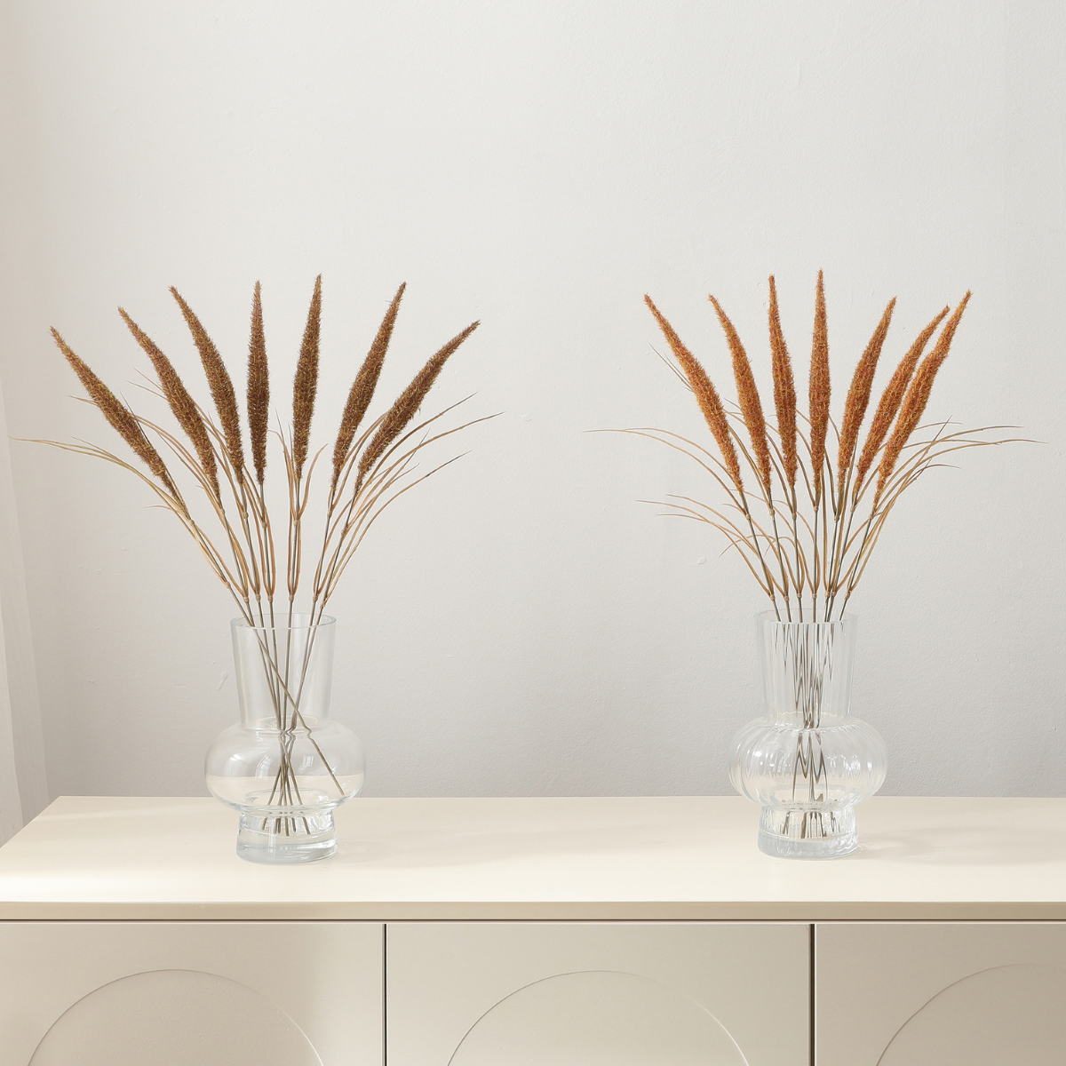 Sia Home bouquet pampa artificiel marron 50 cm