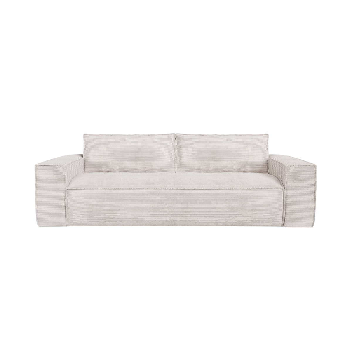 Sia Home Joan Canapé Convertible 160 cm Crème Matelas