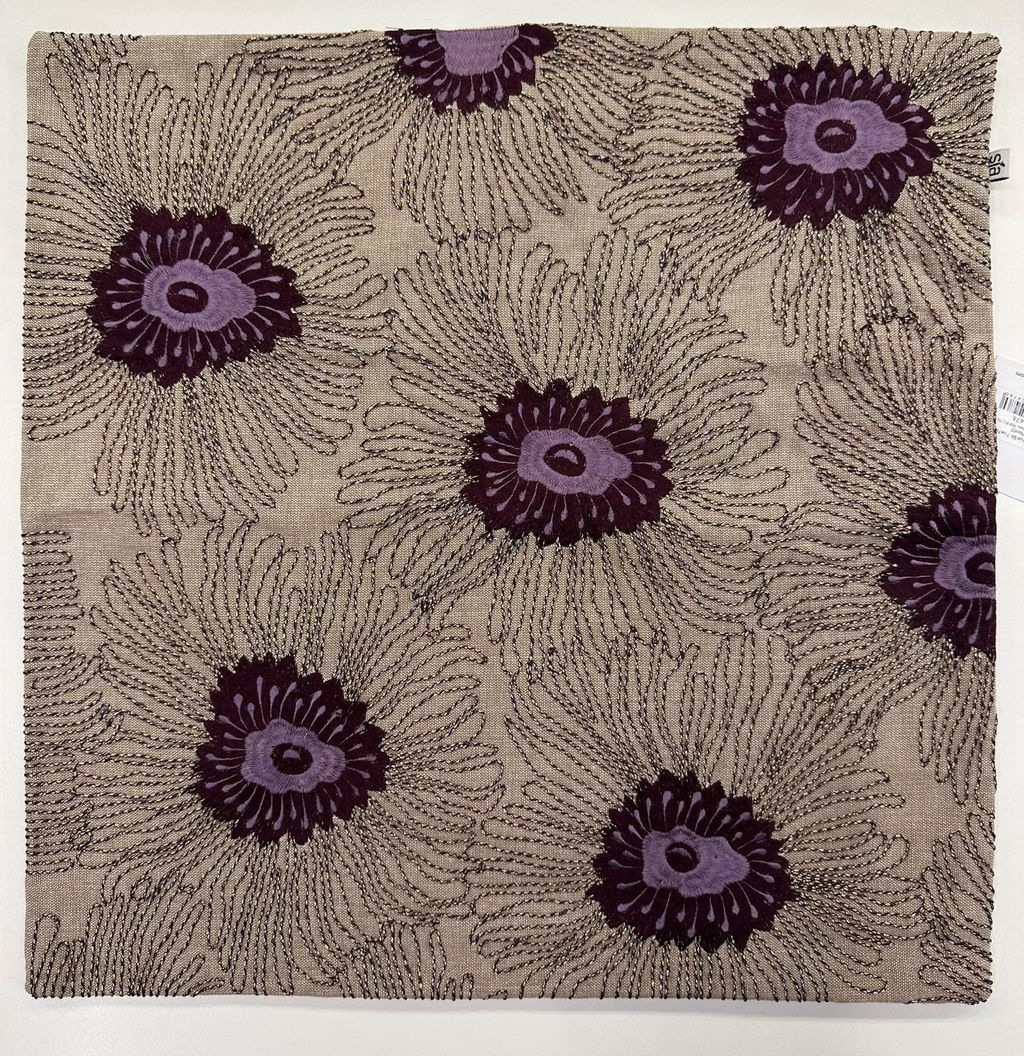 Sia Home Flowers housse de coussin violette 40 cm