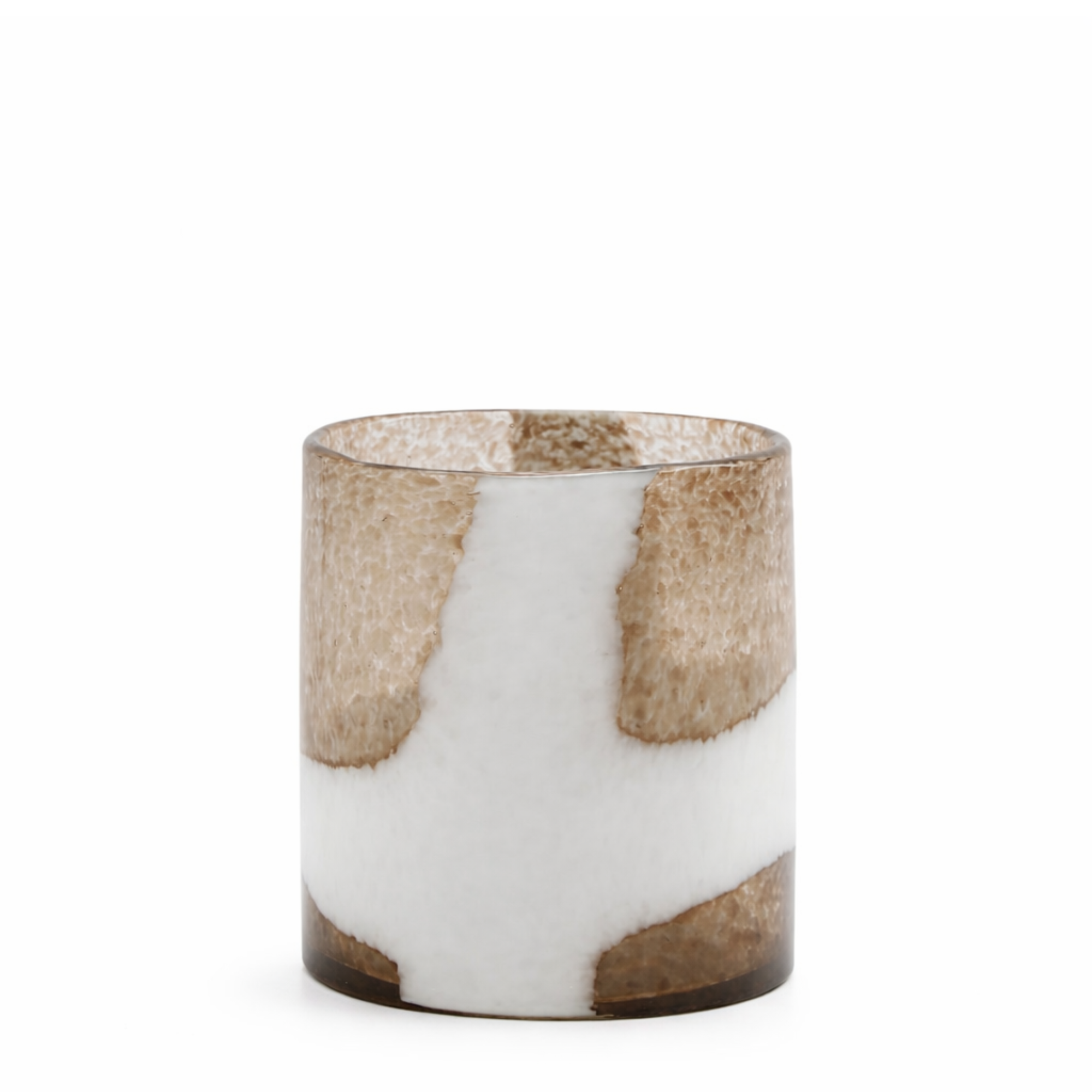 Sia Home Mirage vase verre marron 20 cm soufflé bouche