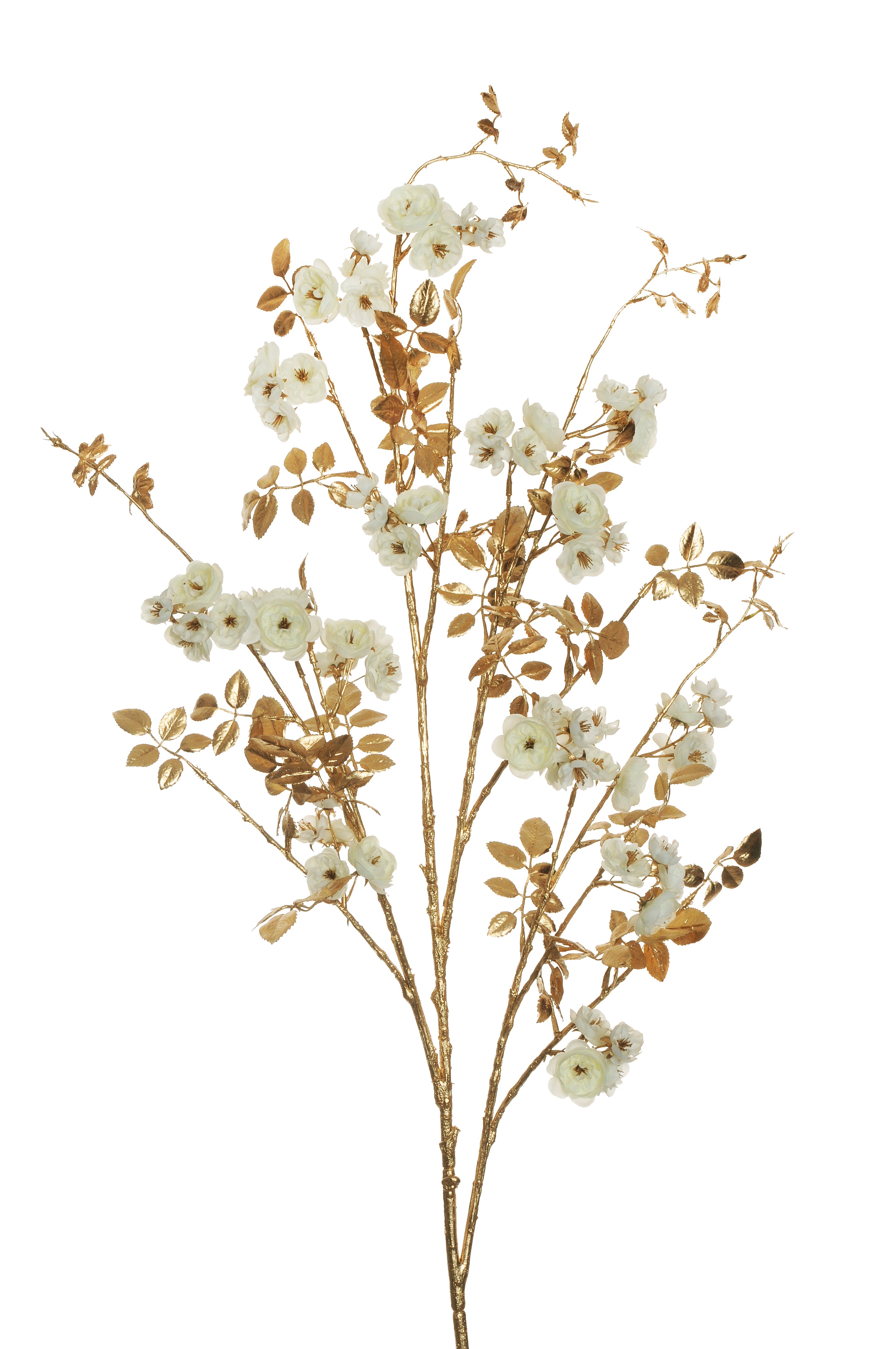 Feuillazur Rungis Corniolo branche Noël blanc 130 cm métal