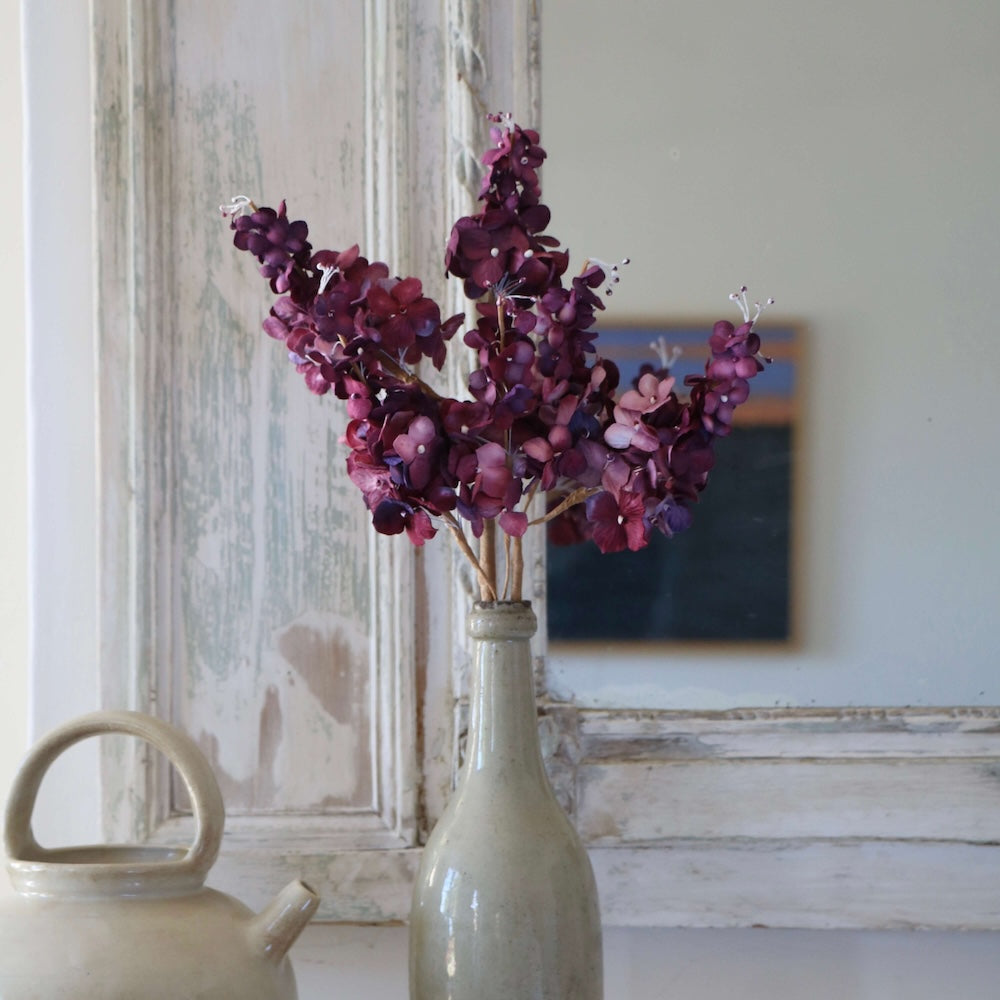 Flowrette Fleurs en papier Hortensia fleur papier violet x1