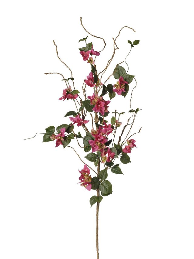 Feuillazur Rungis bougainvillier jardin branche artificielle 160cm fushia
