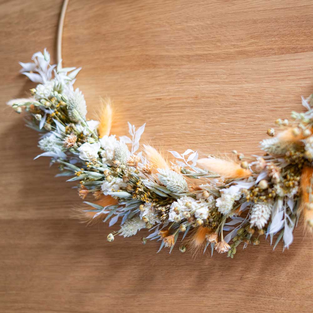 Flowrette Komodo kit DIY couronne fleurs séchées 30 cm