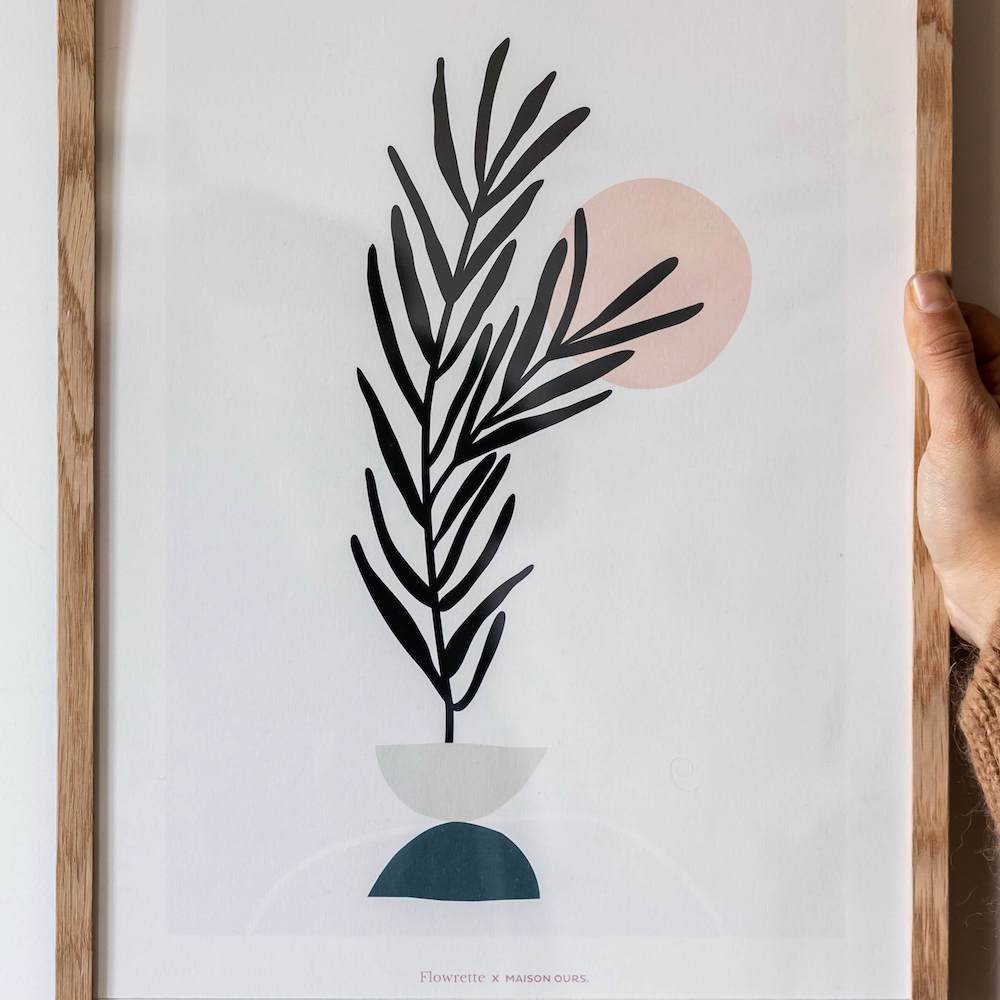 Flowrette Cérès affiche fougère nordique édition limitée