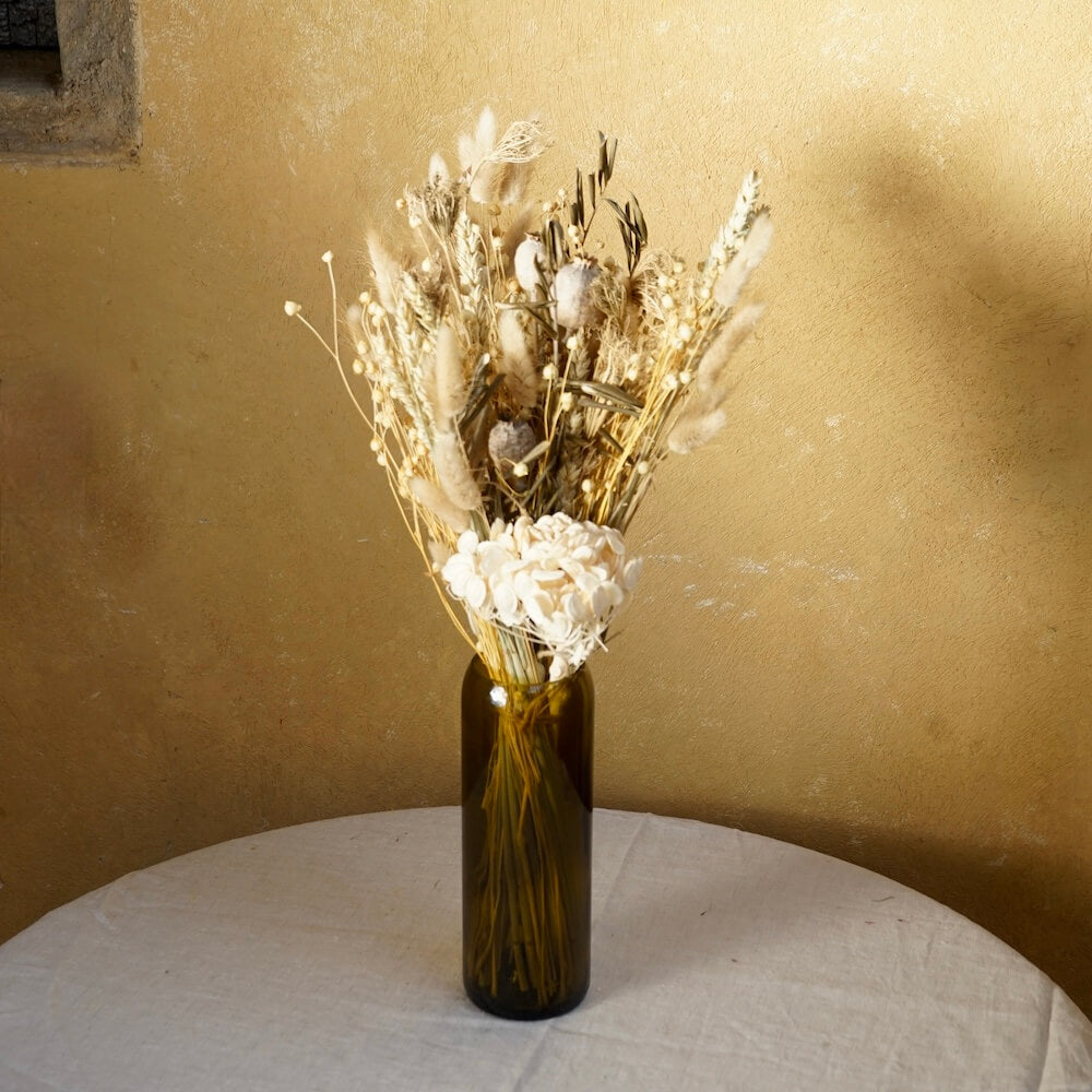 Flowrette Aloïs bouquet fleurs séchées naturel été