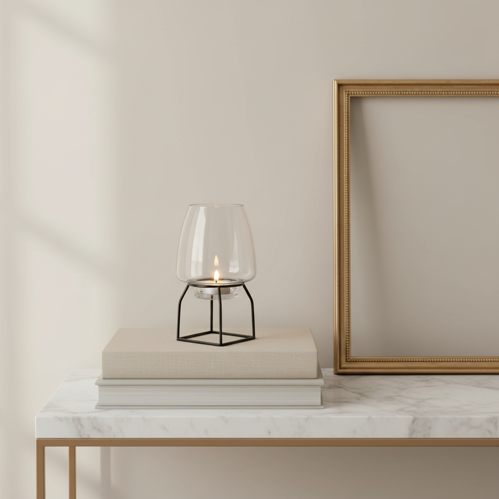 Sia Home Soaz Photophore Verre Transparent 32 cm