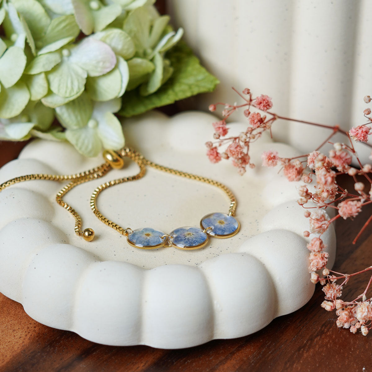 Flowrette Almée bracelet résine géométrique