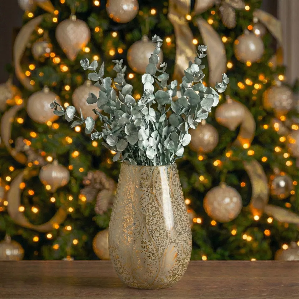 Flowrette Eucalyptus Espiral vase feuillage turquoise x1