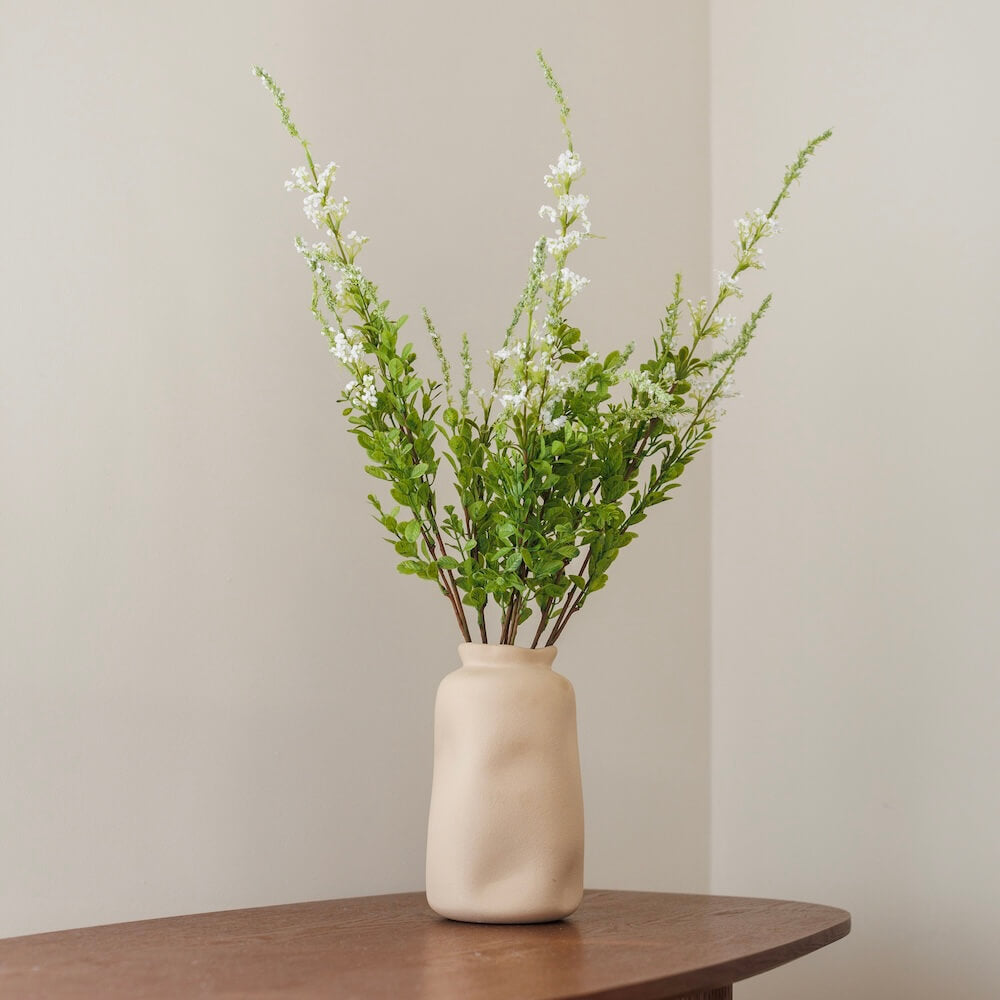 Flowrette Fleurs artificielles Sauge blanche fleur artificielle x1 toucher naturel