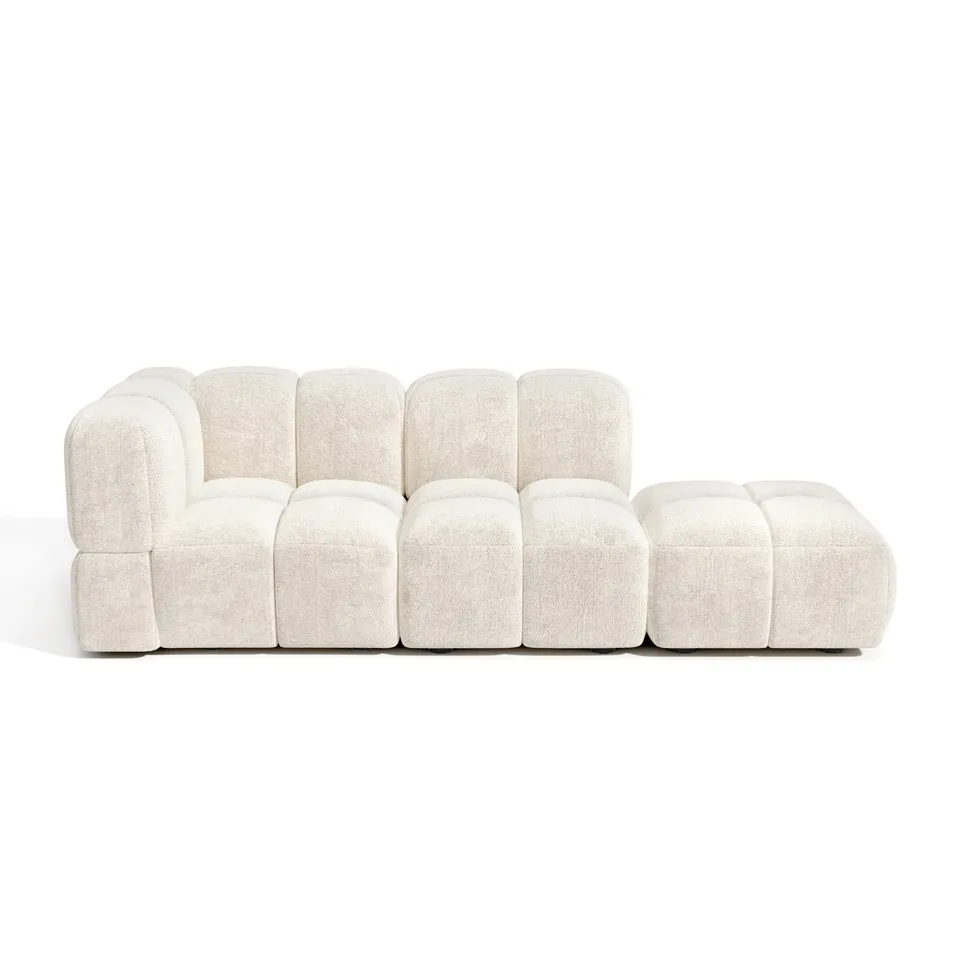 Sia Nubi canapé modulable gauche tissu salon