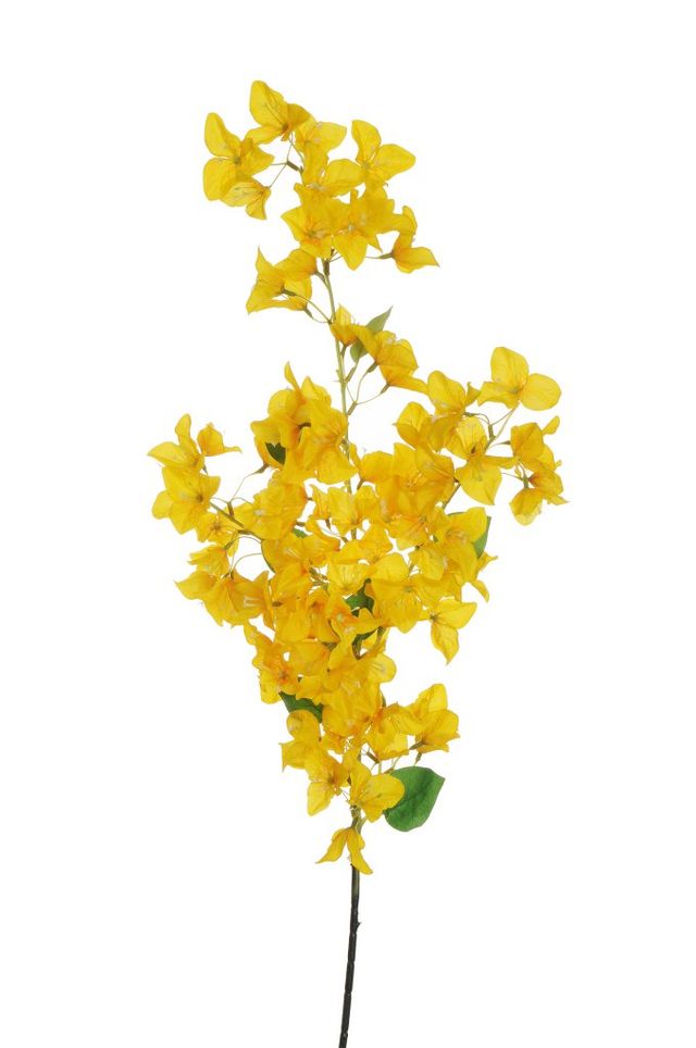 Feuillazur Rungis bougainvillier branche artificielle orange 118cm