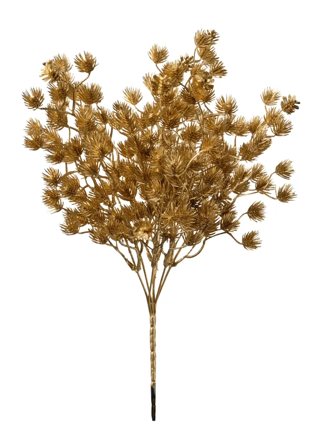 Feuillazur Rungis Branche de pin doré 91 déco Noël dorée