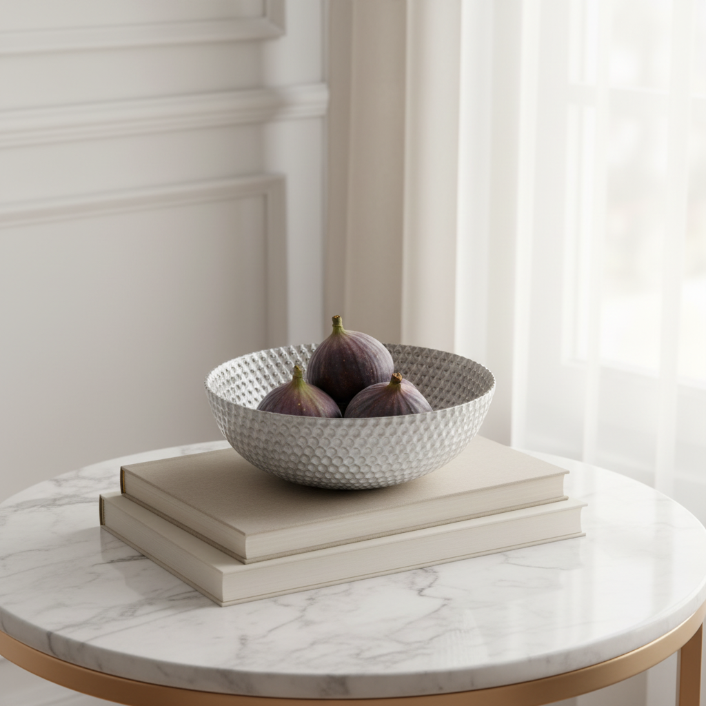 Sia Home Gem bol verre argenté 22 cm