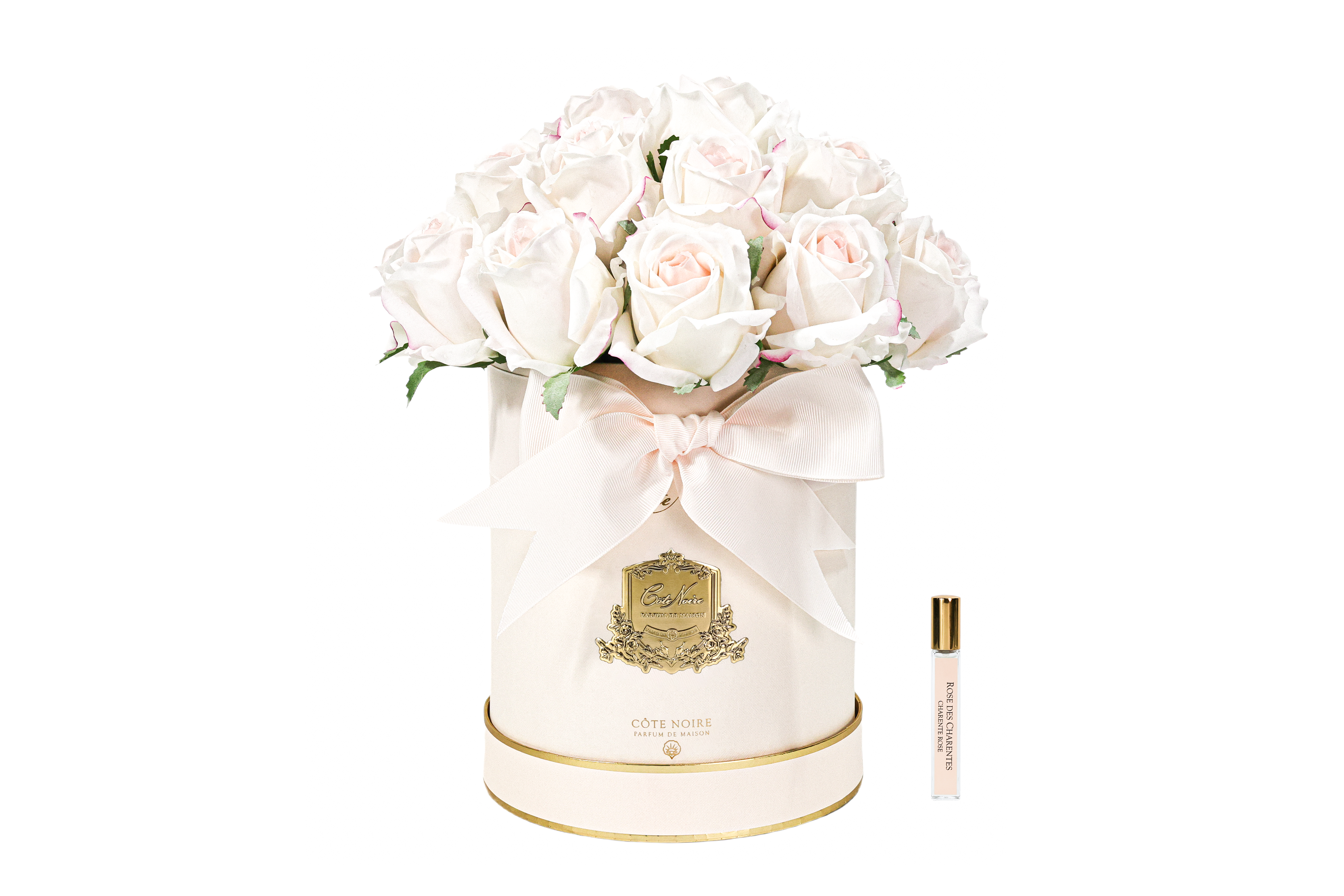 Côte Noire Perfumed Flowers fleurs parfumées hatbox rose blush