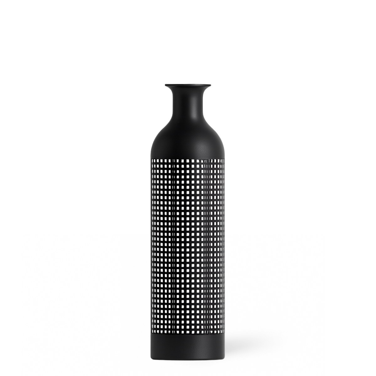 Sia Home Maze vase métal noir 61 cm ajouré