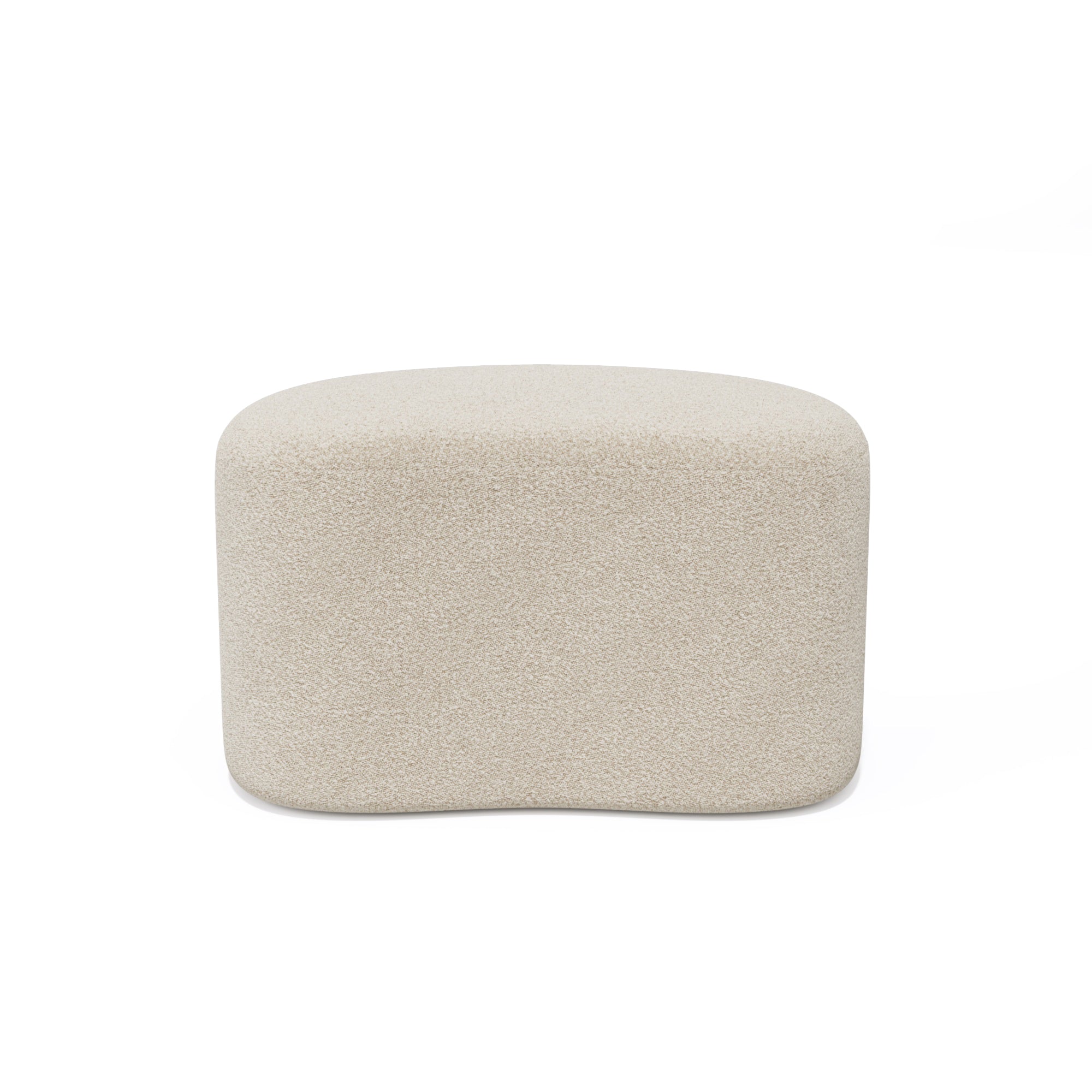 Sia Home Dune pouf crème assise asymétrique