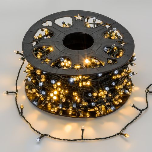 Feuillazur Rungis SLRO 1000 guirlande LED blanc chaud flash chaud 100 m