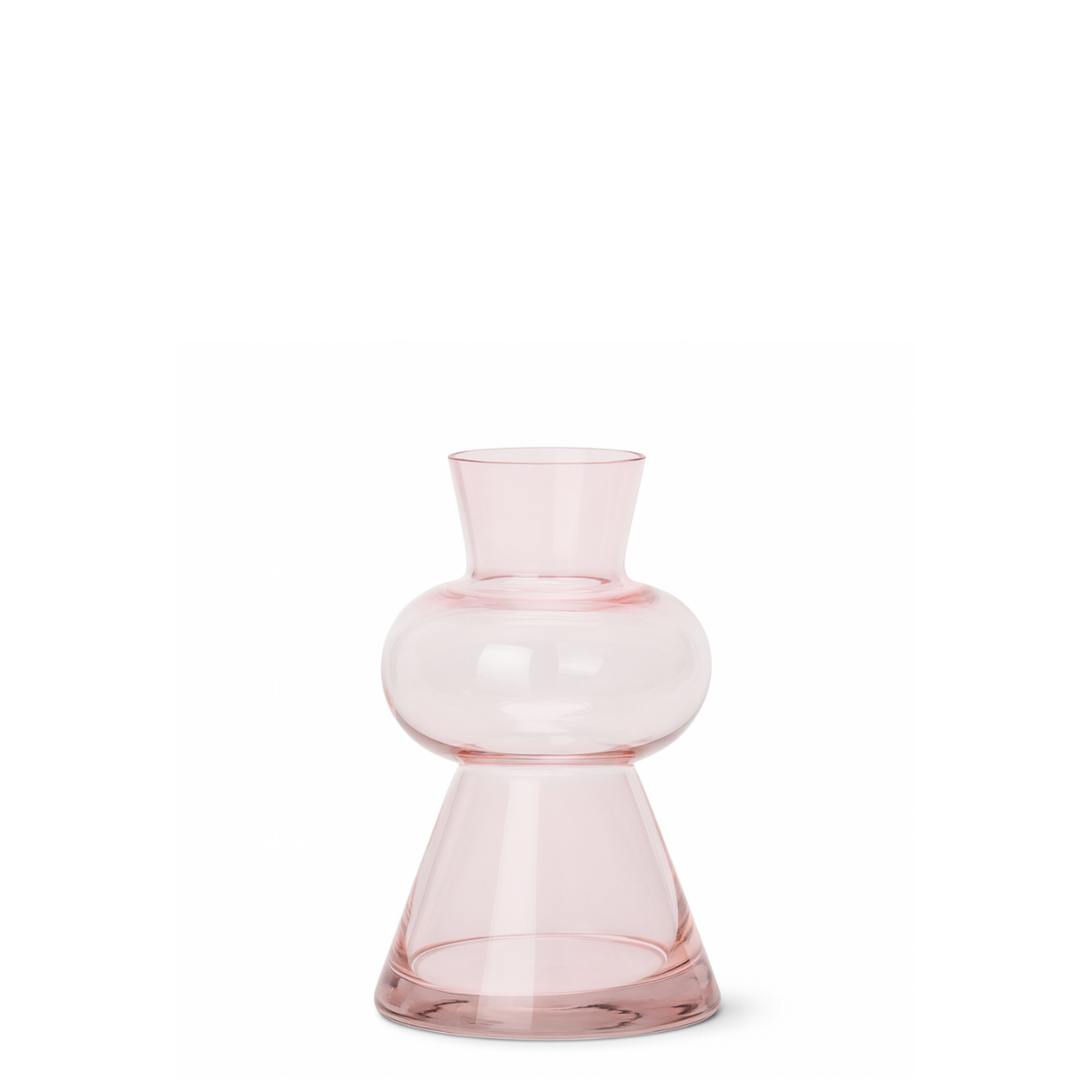 Sia Home Vases Bubble 23 cm vase verre rose