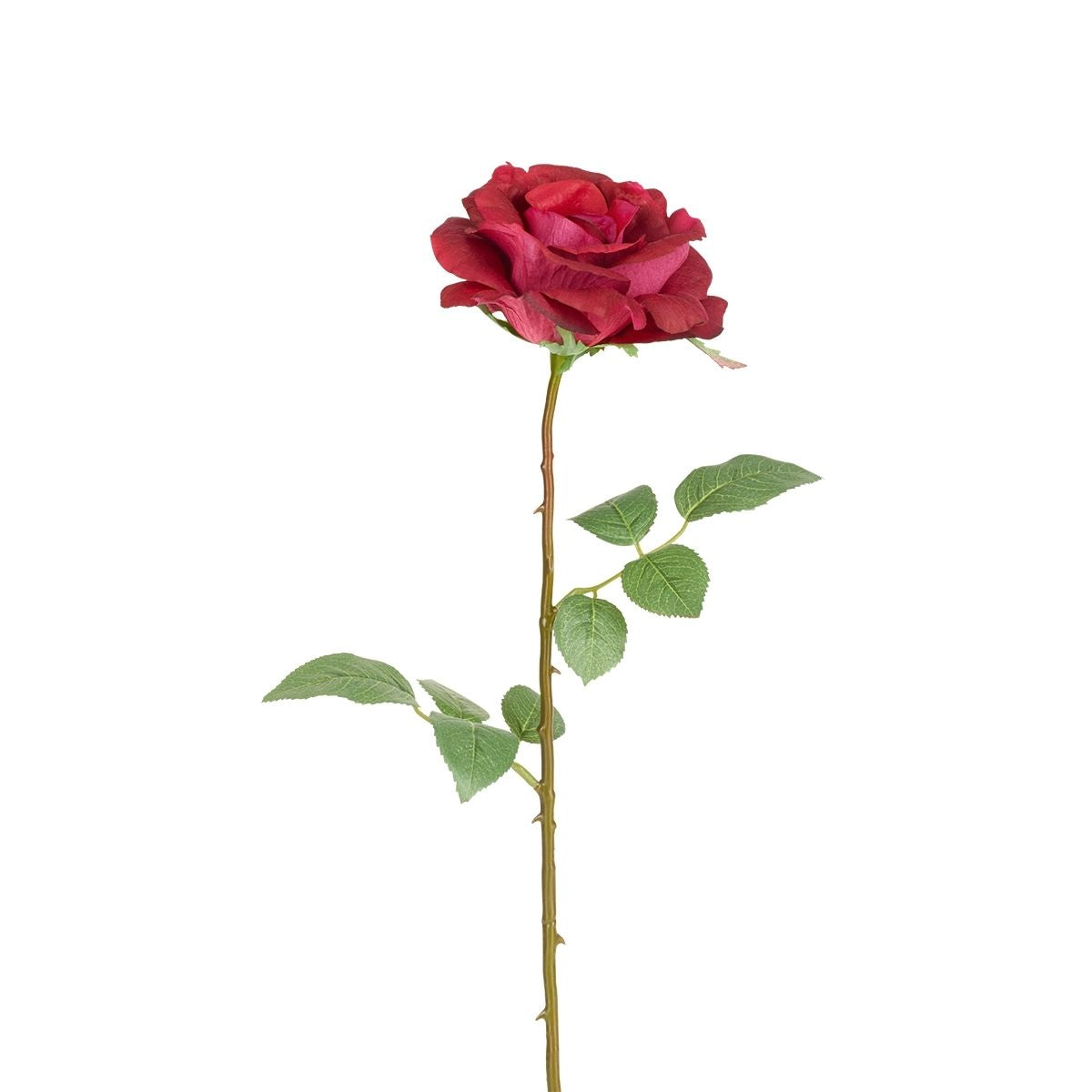 Sia Home Sophie tige rose artificielle 64 cm rouge