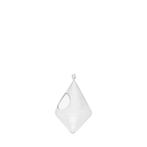 Sia Home Igloo vase verre transparent à suspendre 20cm