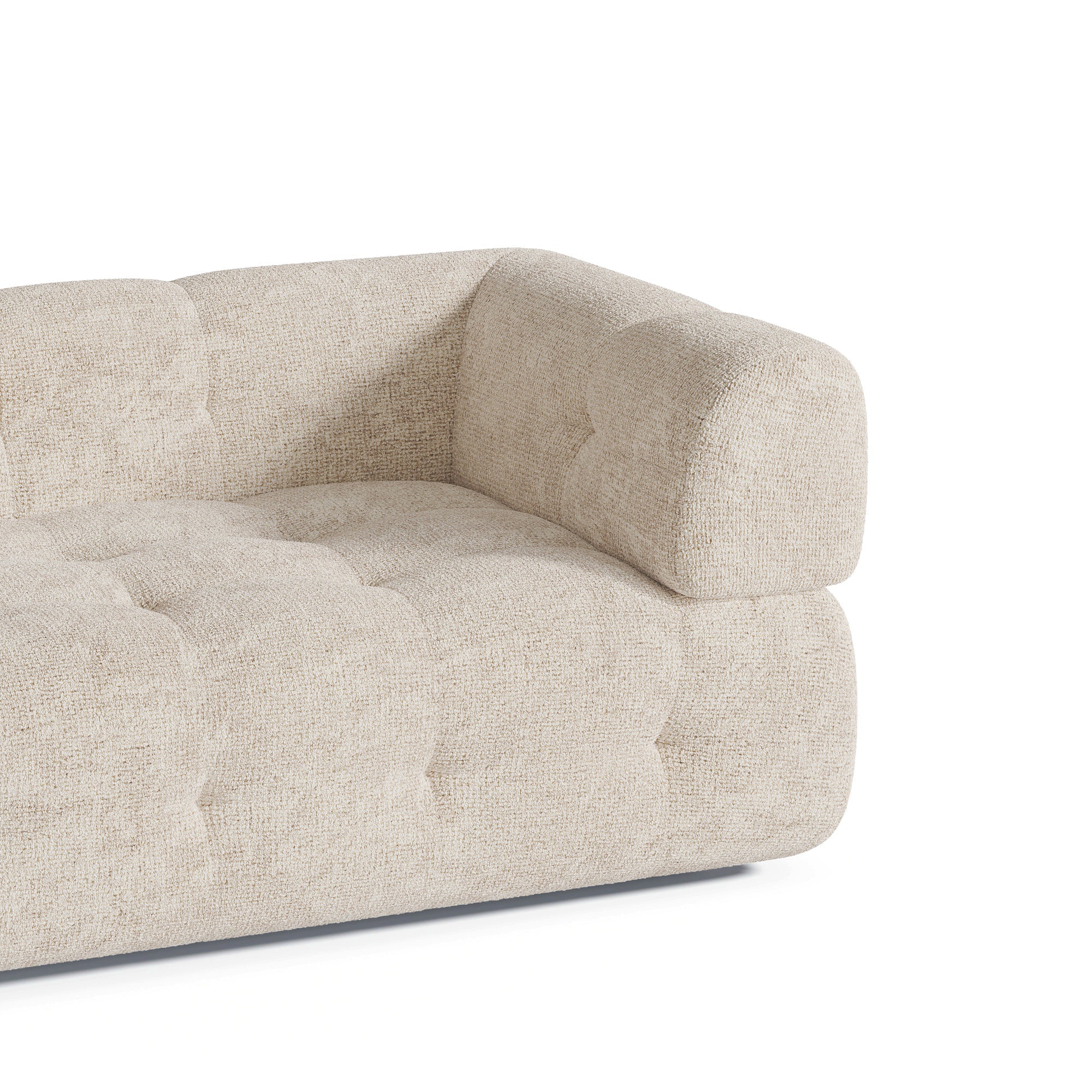 Sia Home Charlie canapé crème formes arrondies