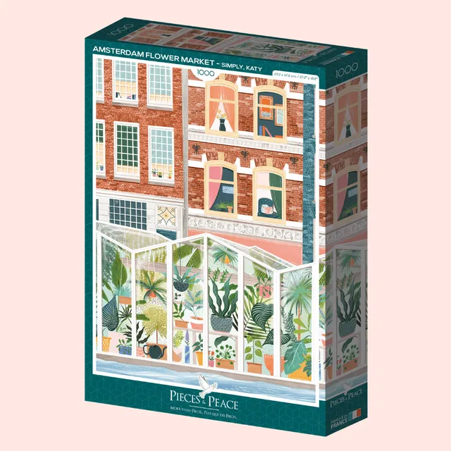 Flowrette Amsterdam Flower Market puzzle 1000 pièces fleurs colorées