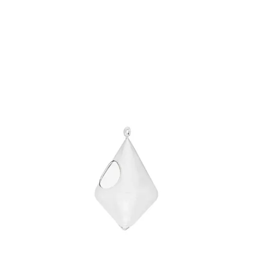 Sia Home Igloo vase verre transparent à suspendre 20cm