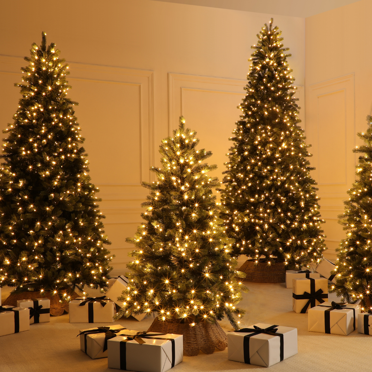 Sia Home Sam sapin Noël lumineux 150 cm vert 400 LED