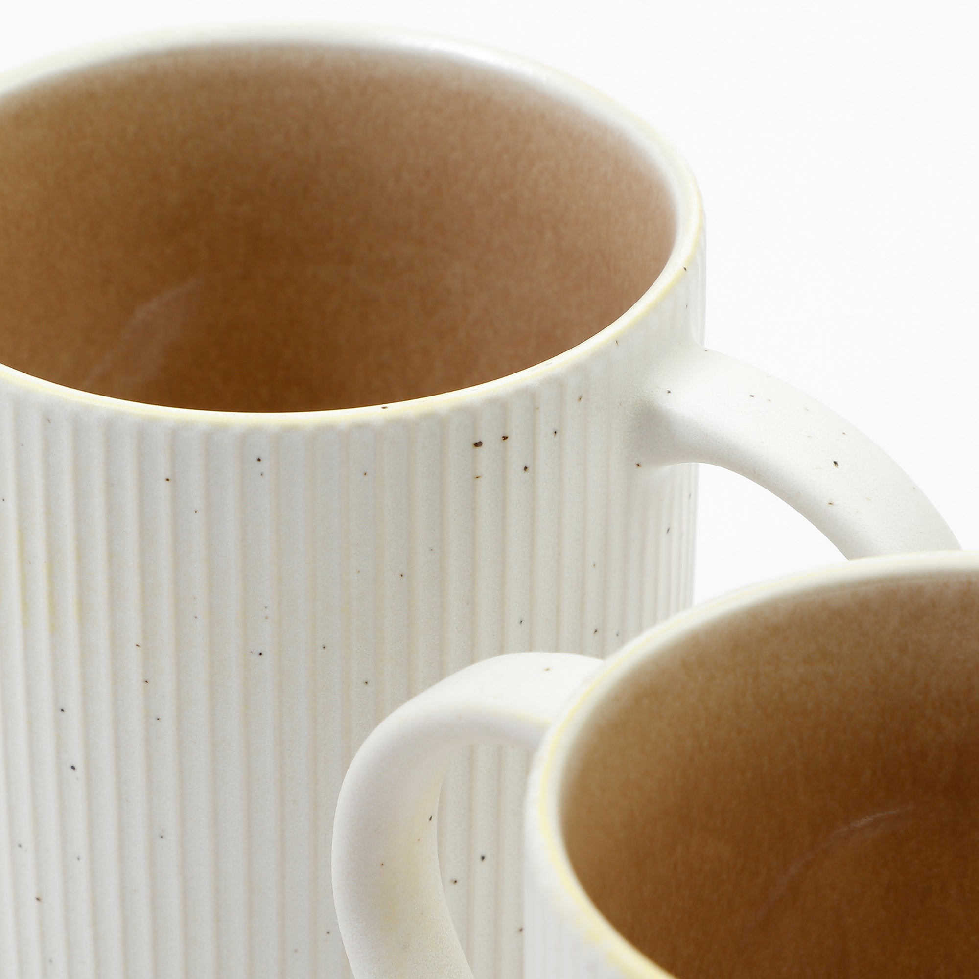 Sia Home Amsterdam service 4 tasses en grès beige 10 cm
